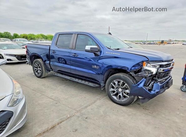 2GCPACED1P1137696 2023 CHEVROLET SILVERADO Blue Առջևի աջ