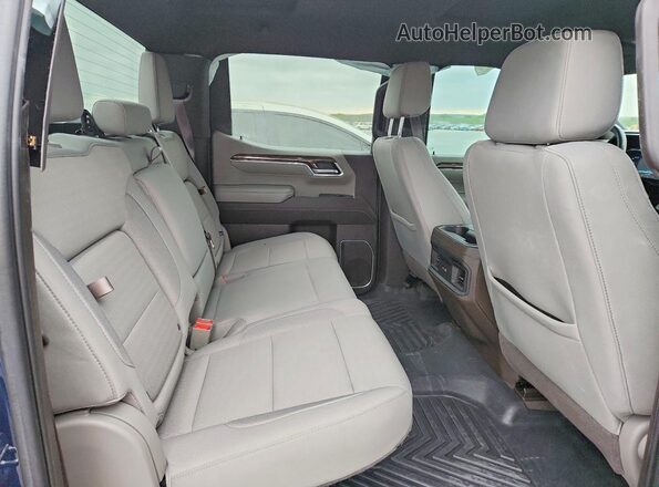 2GCPACED1P1137696 2023 CHEVROLET SILVERADO Blue Հետևի նստատեղերի տեսք