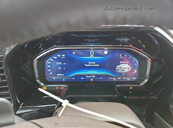2GCPACED1P1137696 2023 CHEVROLET SILVERADO Blue Սարքավորումների վահանակի տեսք
