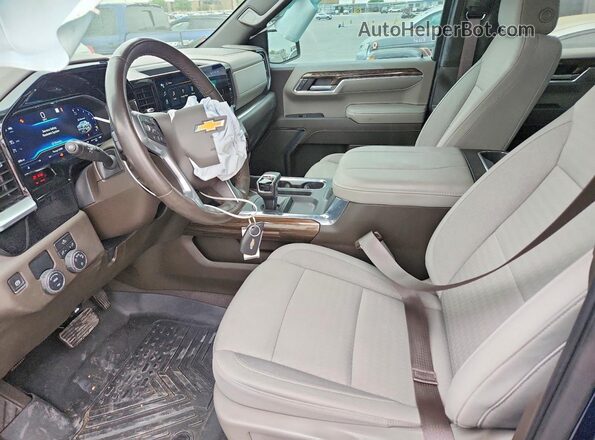 2GCPACED1P1137696 2023 CHEVROLET SILVERADO Blue Սալոնի դիմացի տեսք