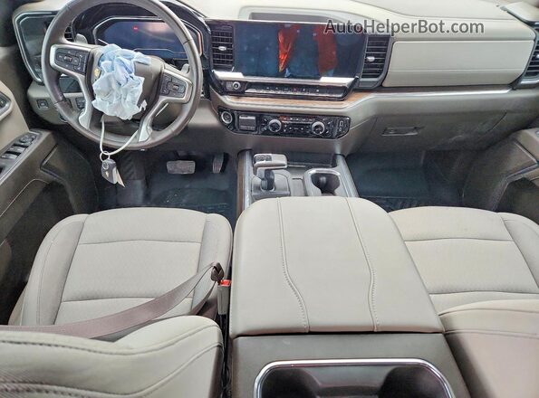 2GCPACED1P1137696 2023 CHEVROLET SILVERADO Blue Առջևի վահանակի տեսք