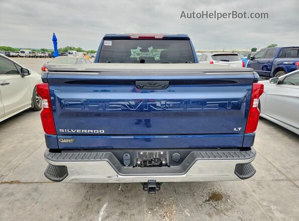 2GCPACED1P1137696 2023 CHEVROLET SILVERADO Blue Հետևի տեսք