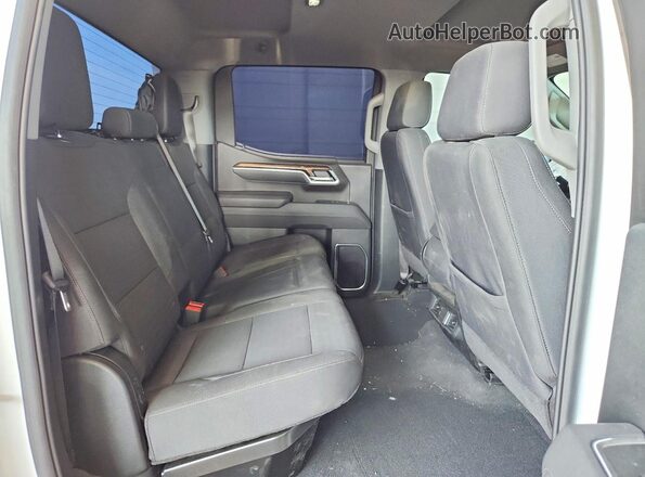 2GCPACED1S1142616 2025 CHEVROLET SILVERADO White უკანა სავარძლების ხედი
