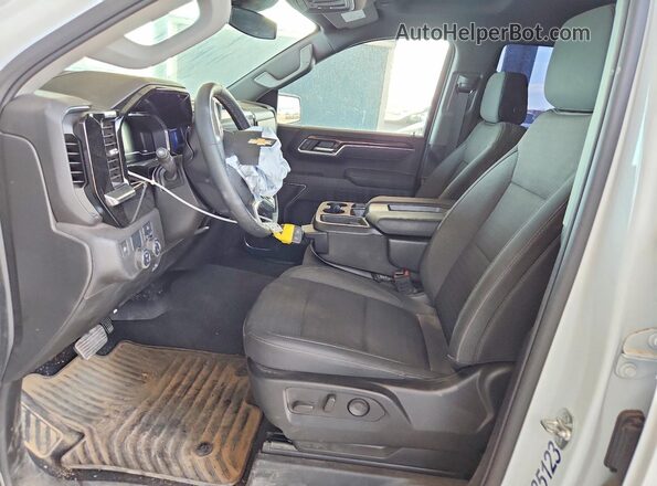 2GCPACED1S1142616 2025 CHEVROLET SILVERADO White წინა სალონის ხედი