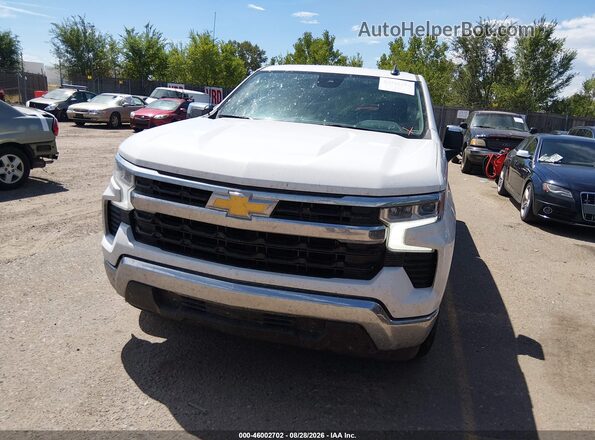 2GCPACED7S1120569 2025 CHEVROLET SILVERADO White Սարքավորումների վահանակի տեսք