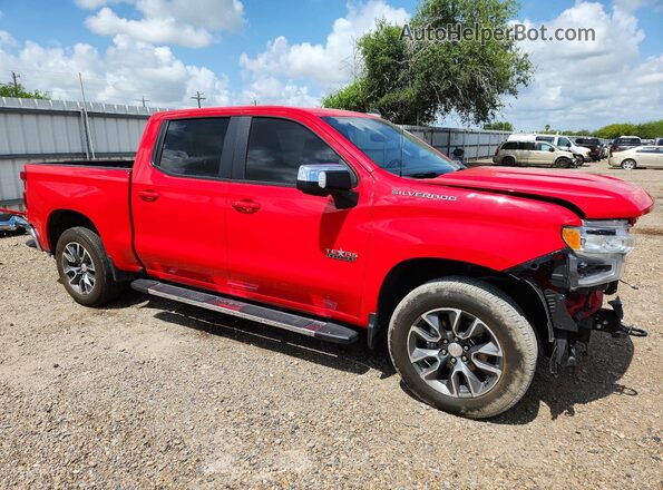 2GCPACEDXS1115852 2025 CHEVROLET SILVERADO Красный Передняя правая четверть