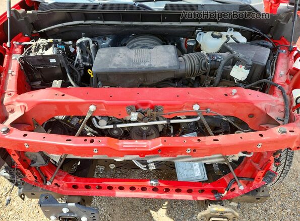 2GCPACEDXS1115852 2025 CHEVROLET SILVERADO Красный Вид задней части салона