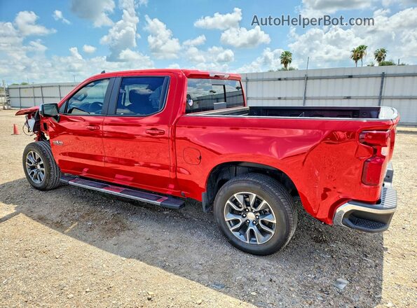 2GCPACEDXS1115852 2025 CHEVROLET SILVERADO Красный Задняя левая четверть