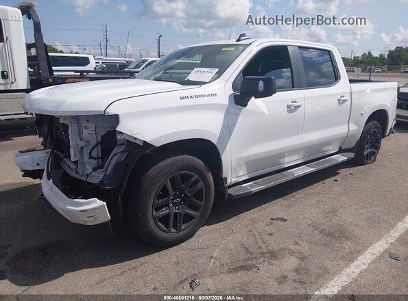 2GCPADED6R1143972 2024 CHEVROLET SILVERADO White Առջևի ձախ երեք քառորդ տեսարան