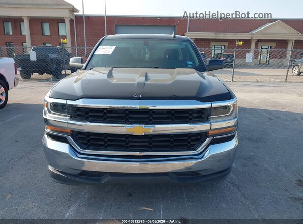 2GCRCPEC0K1128644 2019 CHEVROLET SILVERADO Black წინა პანელის ხედი