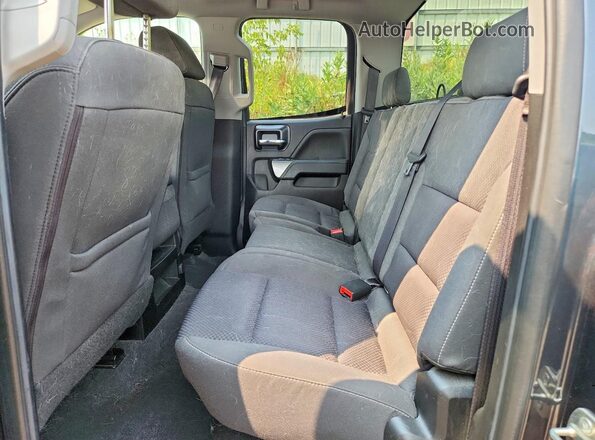 2GCRCPECXK1148397 2019 CHEVROLET SILVERADO Charcoal Vista de los asientos traseros