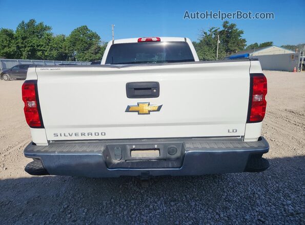 2GCRCPECXK1161084 2019 CHEVROLET SILVERADO White Вид ззаду