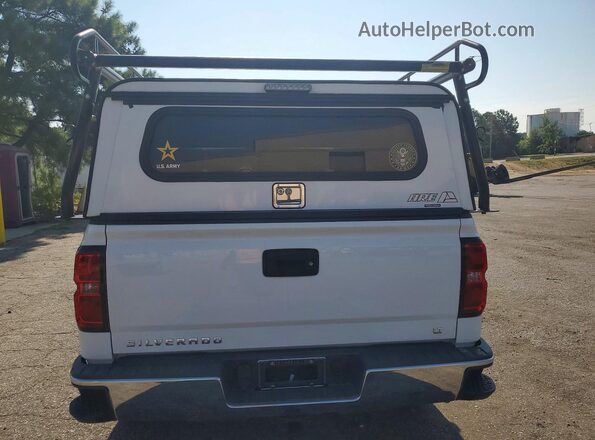 2GCRCREC2J1109409 2018 CHEVROLET SILVERADO White Vista trasera