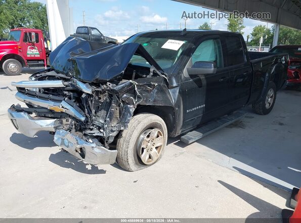2GCRCREC3J1101562 2018 CHEVROLET SILVERADO Black Առջևի ձախ երեք քառորդ տեսարան