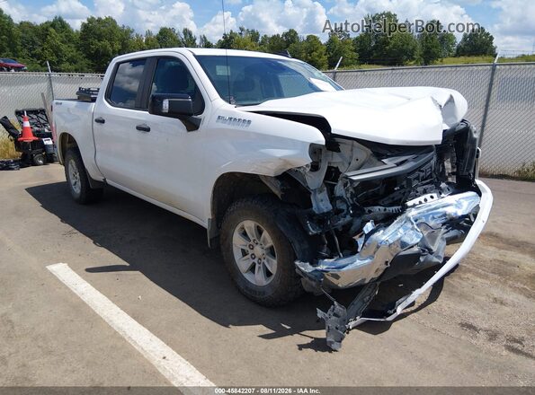 2GCUDAED0R1200935 2024 CHEVROLET SILVERADO White Front view