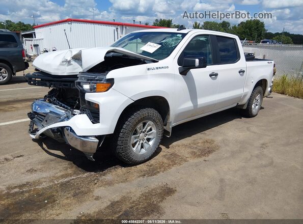 2GCUDAED0R1200935 2024 CHEVROLET SILVERADO White Front left