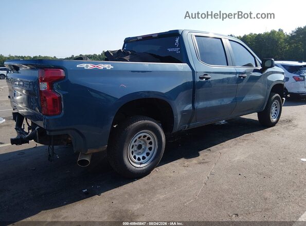 2GCUDAED3R1245674 2024 CHEVROLET SILVERADO Blue Հետևի աջ