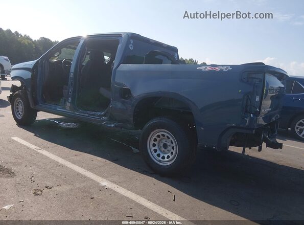 2GCUDAED3R1245674 2024 CHEVROLET SILVERADO Blue Հետևի ձախ