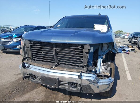 2GCUDAED3R1245674 2024 CHEVROLET SILVERADO Blue Դիմացի տեսք