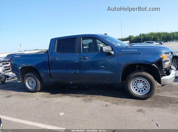 2GCUDAED3R1245674 2024 CHEVROLET SILVERADO Blue Սալոնի 360 աստիճան տեսք