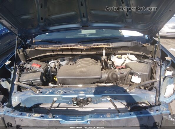 2GCUDAED3R1245674 2024 CHEVROLET SILVERADO Blue Հետևի տեսք