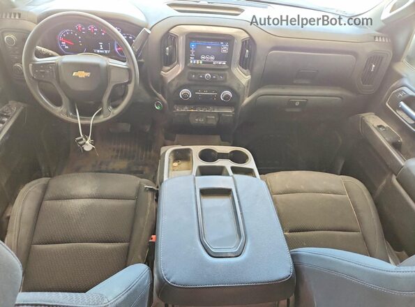 2GCUDAED4P1116162 2023 CHEVROLET SILVERADO White წინა პანელის ხედი