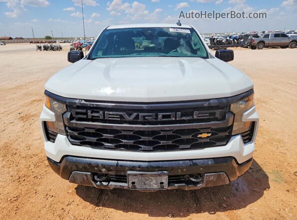 2GCUDAED4P1116162 2023 CHEVROLET SILVERADO White წინა ხედი