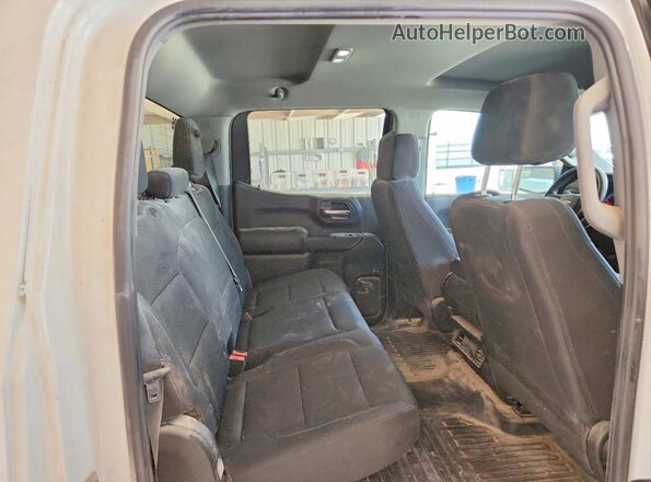 2GCUDAED4P1116162 2023 CHEVROLET SILVERADO White უკანა სავარძლების ხედი