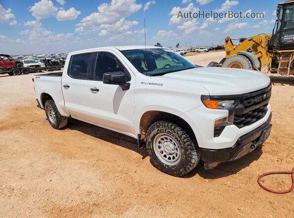 2GCUDAED4P1116162 2023 CHEVROLET SILVERADO White წინა მარჯვენა