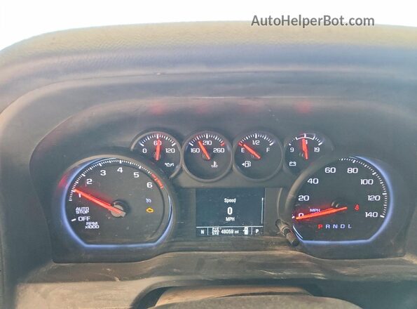 2GCUDAED4P1116162 2023 CHEVROLET SILVERADO White ხელსაწყოთა პანელის ხედი