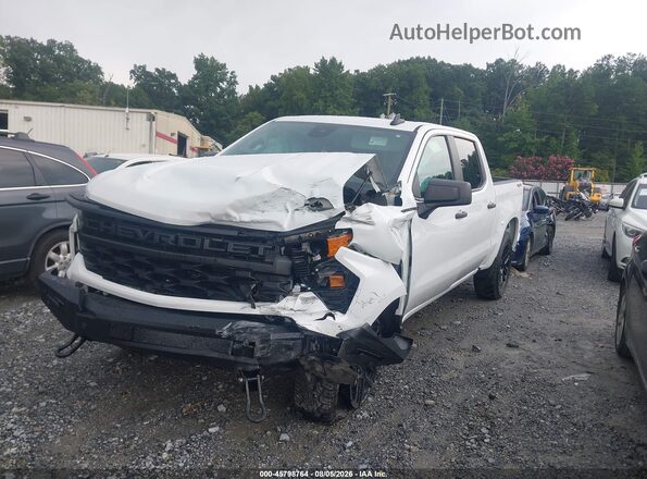 2GCUDDED4R1265403 2024 CHEVROLET SILVERADO White Vista tres cuartos delantera izquierda