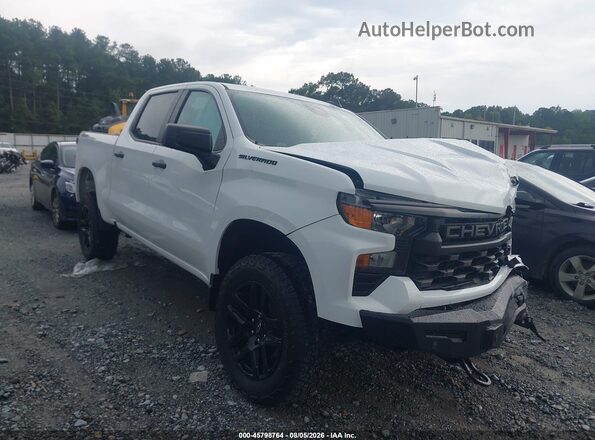 2GCUDDED4R1265403 2024 CHEVROLET SILVERADO White Vista del cuadro de instrumentos