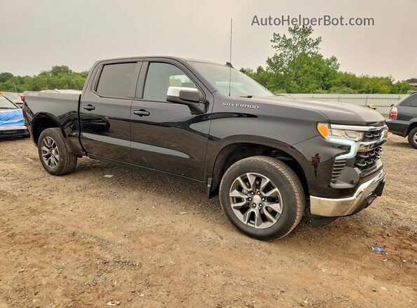 2GCUDDED5P1105978 2023 CHEVROLET SILVERADO Black Передня права чверть
