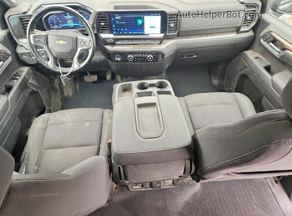 2GCUDDED5P1105978 2023 CHEVROLET SILVERADO Black Вид панелі приладів