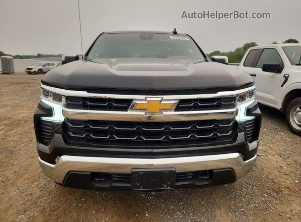 2GCUDDED5P1105978 2023 CHEVROLET SILVERADO Black Вид спереду