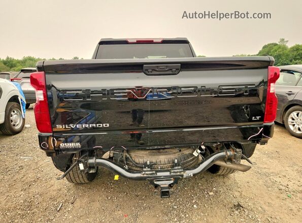 2GCUDDED5P1105978 2023 CHEVROLET SILVERADO Black Вид ззаду