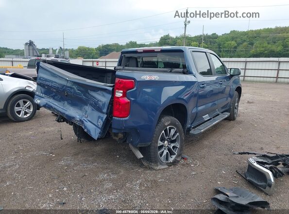 2GCUDDEDXR1184325 2024 CHEVROLET SILVERADO Blue Задня права чверть