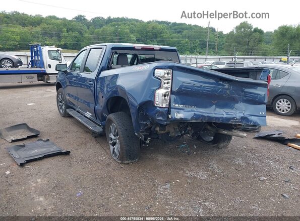 2GCUDDEDXR1184325 2024 CHEVROLET SILVERADO Blue Задня ліва чверть