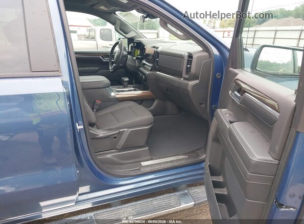 2GCUDDEDXR1184325 2024 CHEVROLET SILVERADO Blue Вид салону спереду