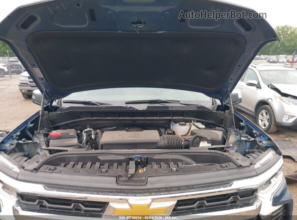 2GCUDDEDXR1184325 2024 CHEVROLET SILVERADO Blue Вид ззаду