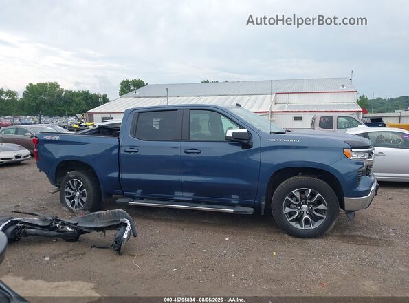 2GCUDDEDXR1184325 2024 CHEVROLET SILVERADO Blue Панорамний вид салону 360°