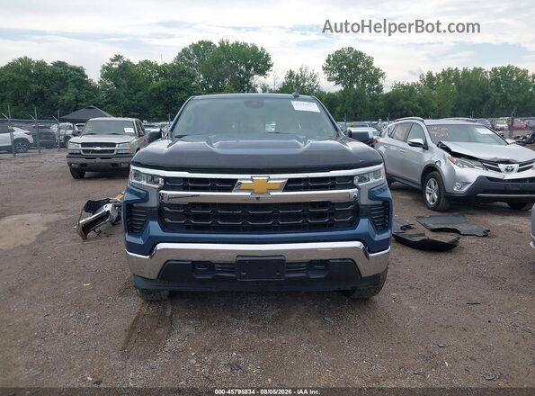 2GCUDDEDXR1184325 2024 CHEVROLET SILVERADO Blue Вид задньої частини салону