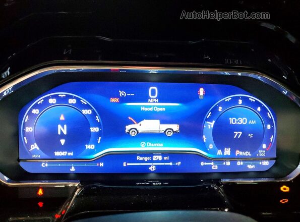 2GCUDEED2P1154951 2023 CHEVROLET SILVERADO Black Вид щитка приладів