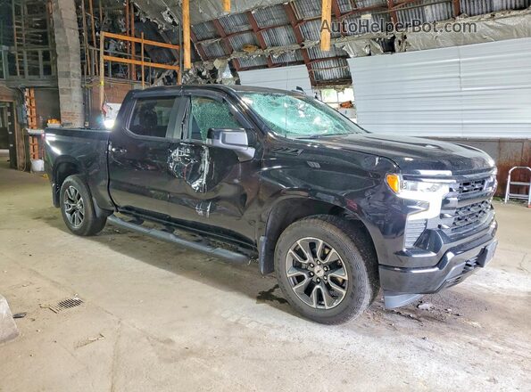 2GCUDEED2P1154951 2023 CHEVROLET SILVERADO Black Передня права чверть