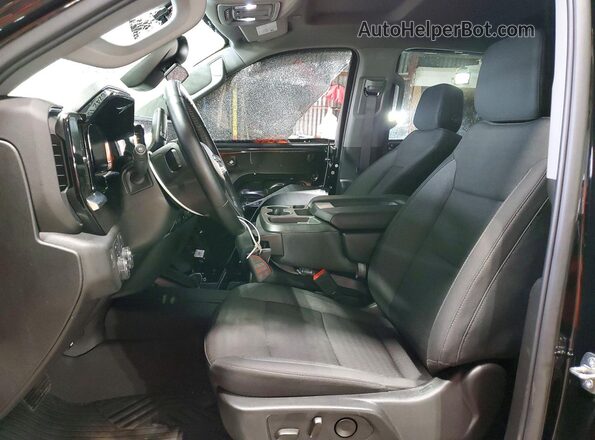 2GCUDEED2P1154951 2023 CHEVROLET SILVERADO Black Вид салону спереду