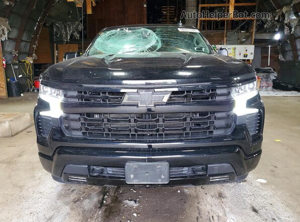 2GCUDEED2P1154951 2023 CHEVROLET SILVERADO Black Вид спереду