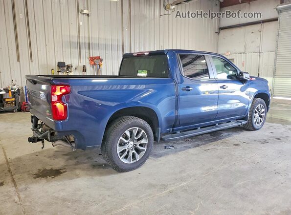 2GCUDEED3P1106651 2023 CHEVROLET SILVERADO Blue Trasero derecho