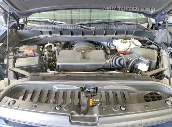 2GCUDEED3P1106651 2023 CHEVROLET SILVERADO Blue Vista interior trasera