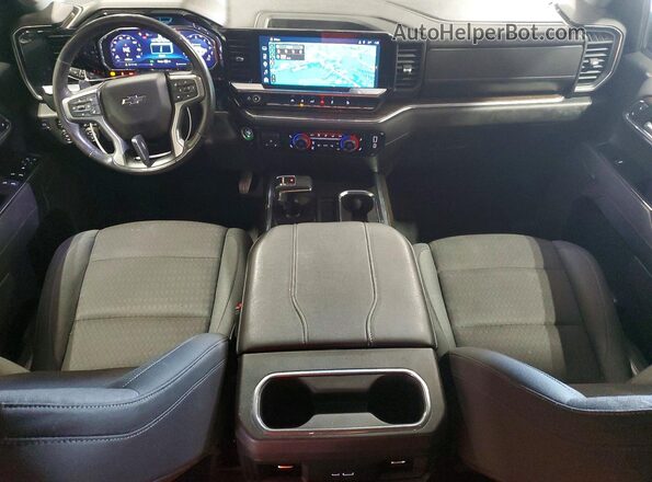 2GCUDEED3P1106651 2023 CHEVROLET SILVERADO Blue Vista del salpicadero