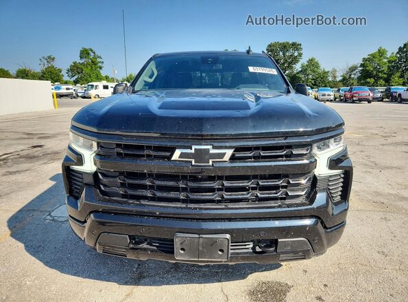 2GCUDEED3R1204405 2024 CHEVROLET SILVERADO Black Widok z przodu